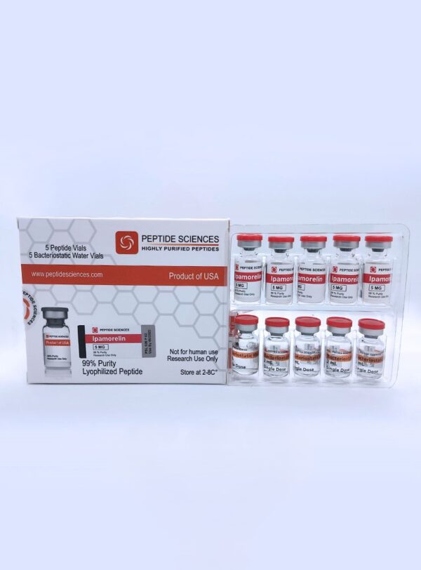 Peptid Sciences Ipamorelin 5 Mg 5 Flakon + Anti Bakteriyel Su